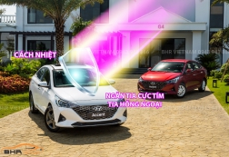 Dán phim cách nhiệt giá rẻ Hyundai Accent
